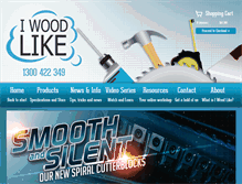 Tablet Screenshot of iwoodlike.com